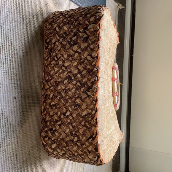 Nordstrom Sequin straw handbag - Picture 4 of 13